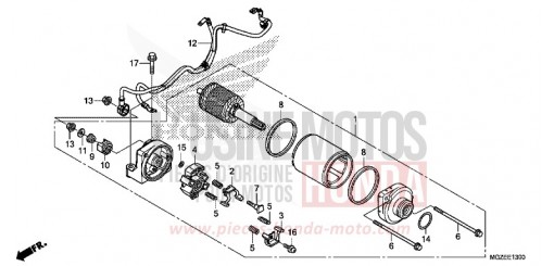 MOTORINO AVVIAMENTO CB500FAD di 2013